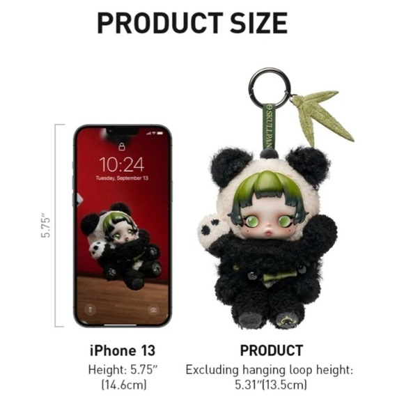 SkullPanda Keychain - Picture 3 of 5